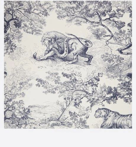 toile de jouy dior bandana|toile de jouy Dior.